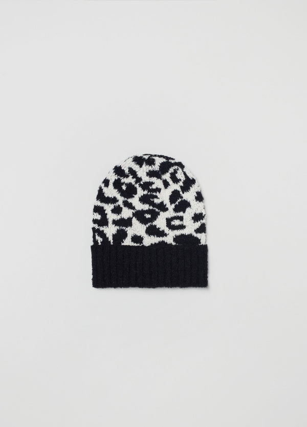 OVS Hat With Leopard Print Pattern