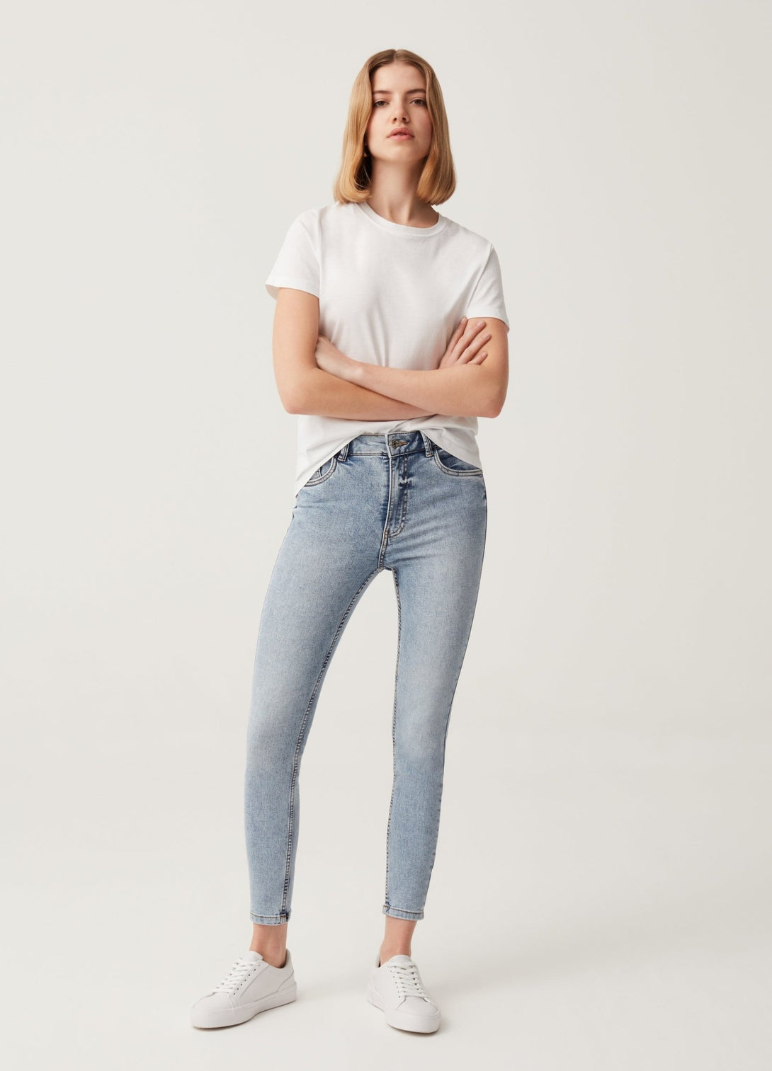 High-Rise Skinny Fit Jeans