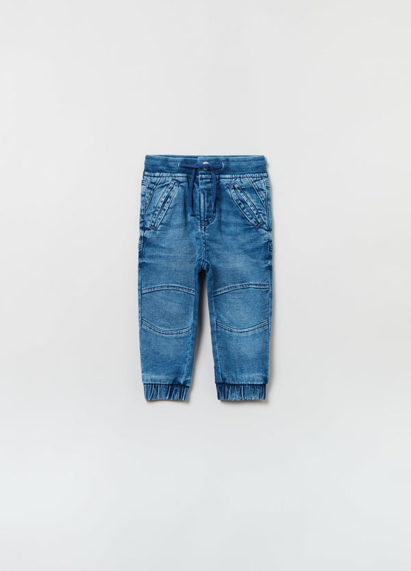 OVS Baby Boy  Draw String Waist Seam Detail Jeans