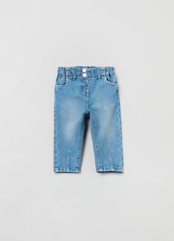 OVS Baby Girl Baggy-Fit Jeans In Cotton