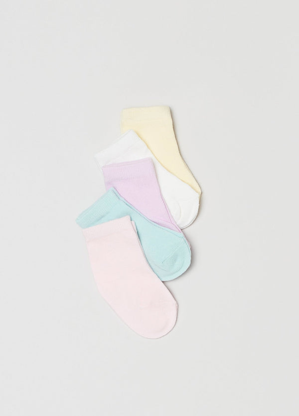OVS Baby Girl Five-Pair Pack Short Stretch Socks