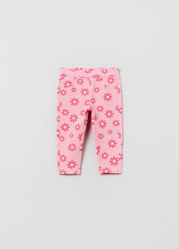 OVS Baby Girl Treggings With Daisy Print