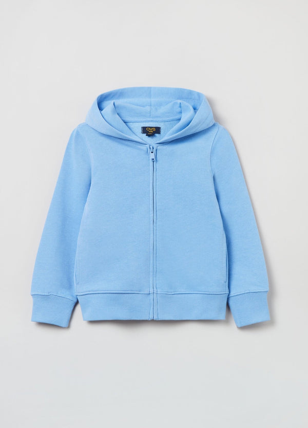 OVS Cotton Full-zip Sweatshirt With Hood