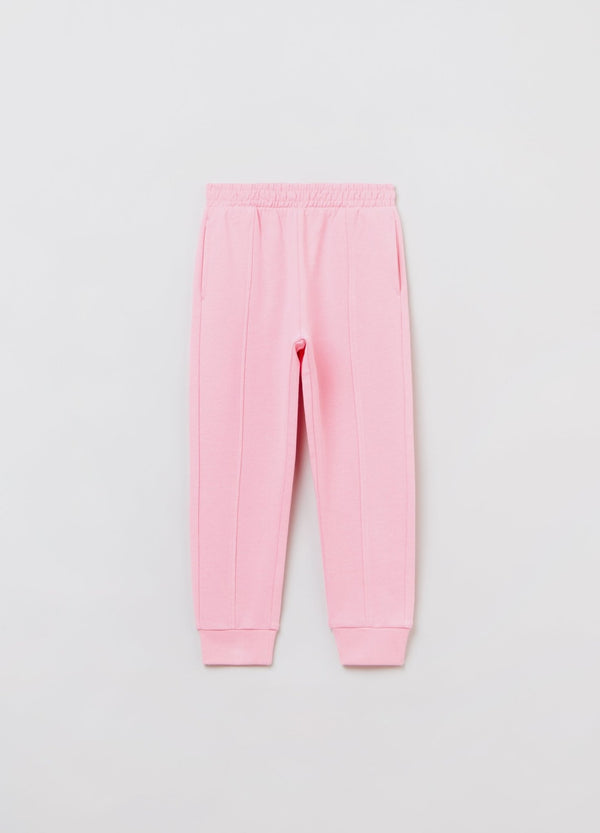 OVS Girls Plush Joggers With Embossed Seams