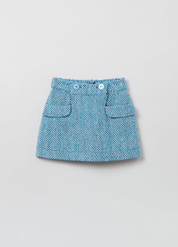 OVS Girls Tweed Miniskirt