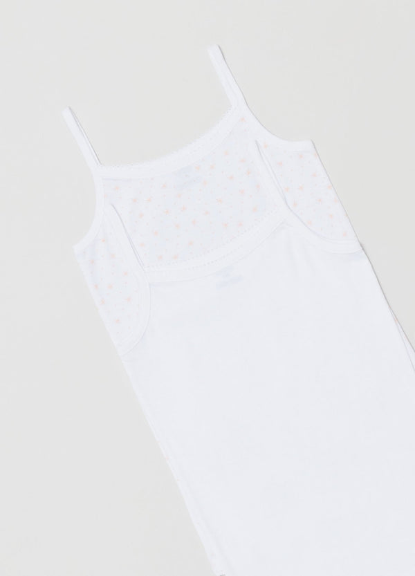 OVS MILLEFIORI BODY STYLE Cotton Vest Top With Stars Print
