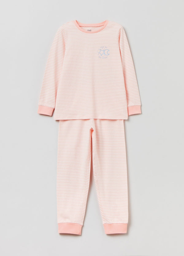 OVS Striped Cotton Pyjamas